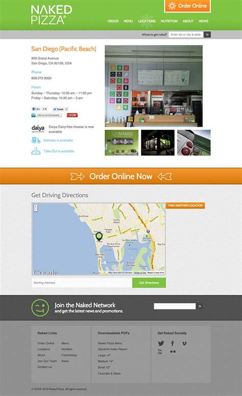 Launch Naked Pizza Reveals All RD2 Inc