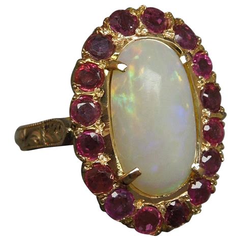 Fire Opal Gold Ring For Sale At 1stdibs