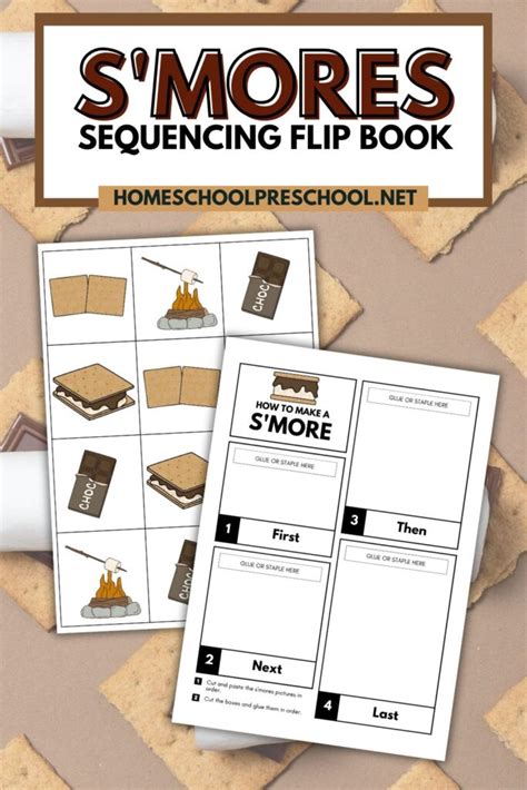 Free Printable Smores Sequencing Activity