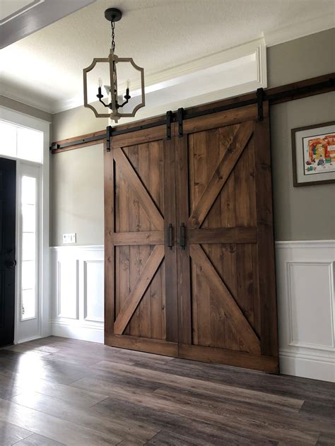 Barn Doors Any Size Hardware And Header Included Sliding Etsy Artofit