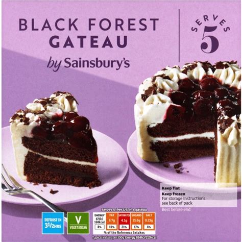 Sainsbury S Blackforest Gateau G Compare Prices Where To Buy