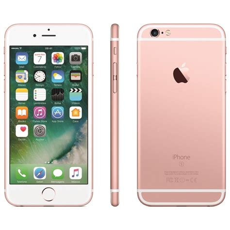 Apple Iphone S Gb Rose Gold Cdma Gsm A R Em