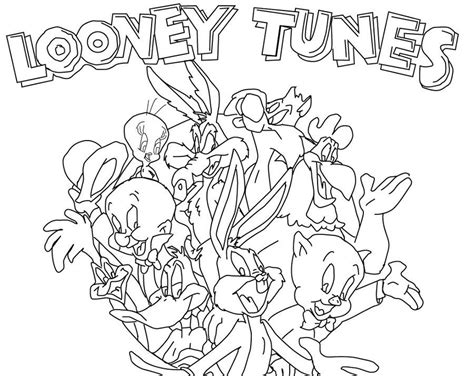 Free Printable Looney Tunes Coloring Pages Coloring Home