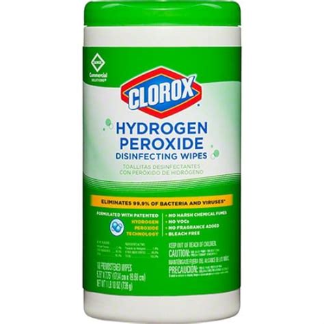 Clorox Hydrogen Peroxide Wipes Spray Vitality Medical