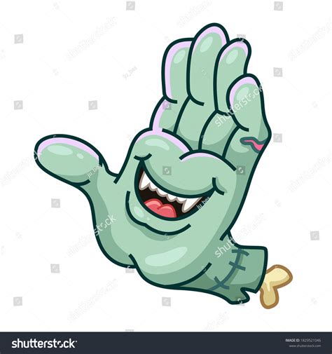 Zombie Hand Severed Zombie Hands Vector Royalty Free Stock Vector