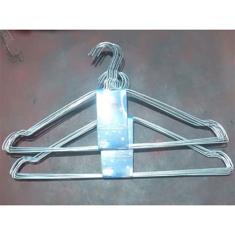 Jual Hanger Gantungan Baju Kawat Stainless Isi 10 Pcs Hanger Baju