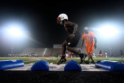 Belleville football kicks off season with Midnight Madness