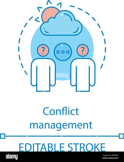 Concepto De Gesti N De Conflictos De Icono Tolerancia Al Estr S