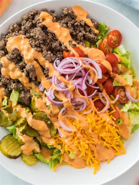 Cheeseburger Salad Her Wholesome Kitchen