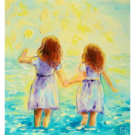 Sisters Painting - Etsy