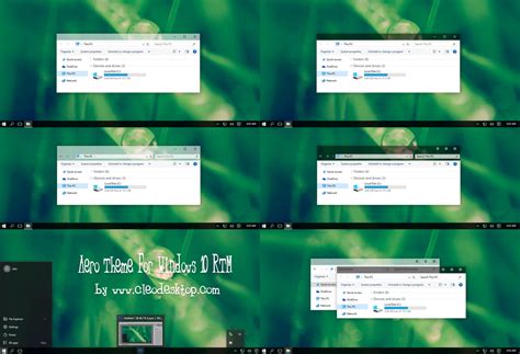 Aero Theme For Win10 Skin Pack Theme For Windows 10