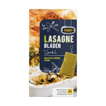 Jumbo Lasagne Bladen Verdi 250g Bestellen Jumbo