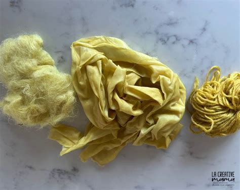How to make natural green dye - La creative mama
