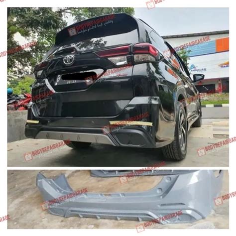 Jual Bodykit Bumper Belakang Rush Terios Lexus Style Plastik Abs