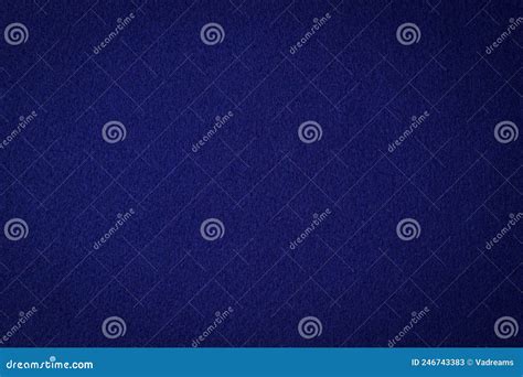 Navy Blue Color Felt Textile Fabric Material Texture Background