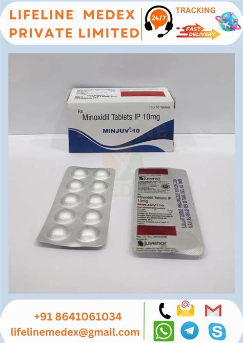 Minoxidil Minjuv Mg Tablet At Rs Stripe In Nagpur Id