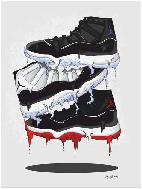 🔥 Free download Air Jordan Custom Wall Art In Painting on ...