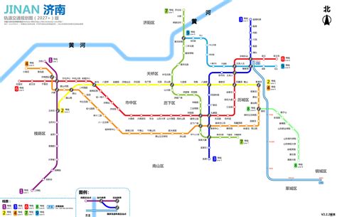 济南轨道交通规划图（2027 ） 哔哩哔哩
