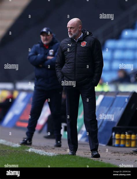 Fleetwood Town manager Uwe Rosler Stock Photo - Alamy