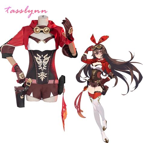 Game Genshin Impact Amber Cosplay Costume Amber Cosplay Costume Women