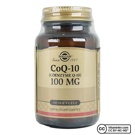 Solgar Coenzyme Q Mg Softjel Vitaminler