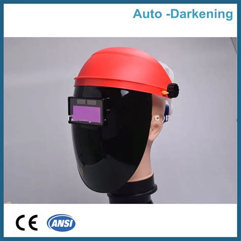 2016 hot sale Hard hat auto darkening welding helmet goggles/Custom TIG ...