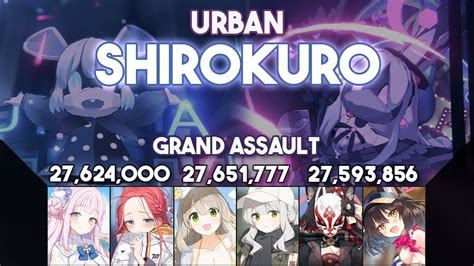 Blue Archive Shirokuro Urban Insane Grand Assault Comfy Clears