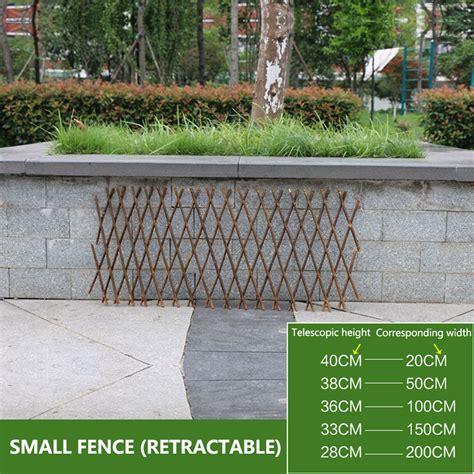 Wood Retractable Fence Expanding Trellis Fence Retractable Fence Garden