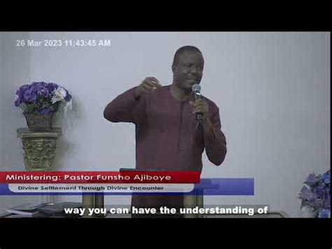 Divine Settlement Through Divine Encounter Sw Youtube