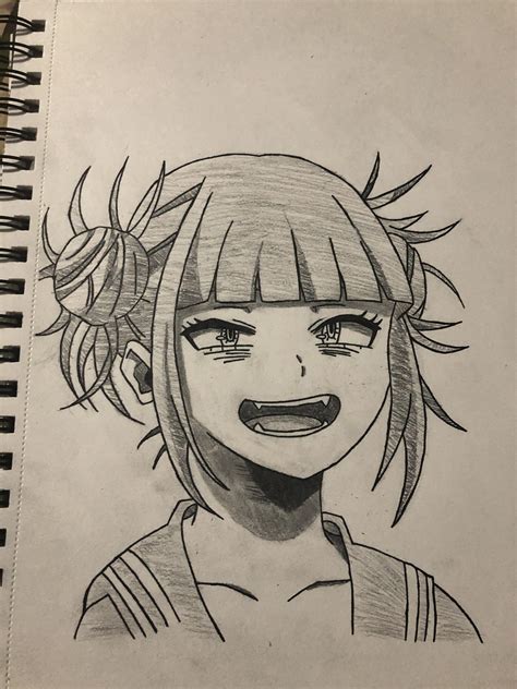 Drawing Of Himiko Toga From My Hero Academia Ranimeart