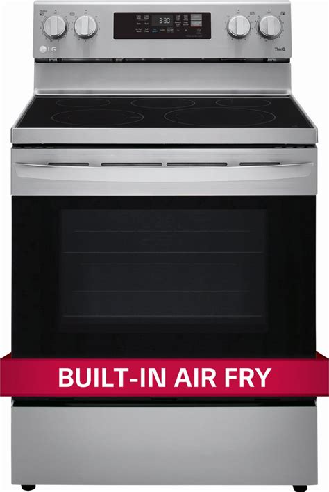 LG 30" Free Standing Electric Convection Smart Range with Air Fry ...