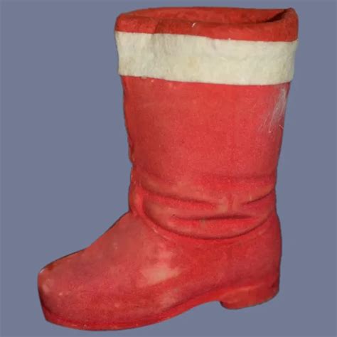 Old Papier Mache Santa Claus Boot Candy Container Ruby Lane