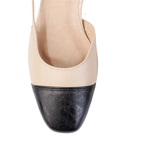 Sapatilha Vestige Slingback Nude Biqueira