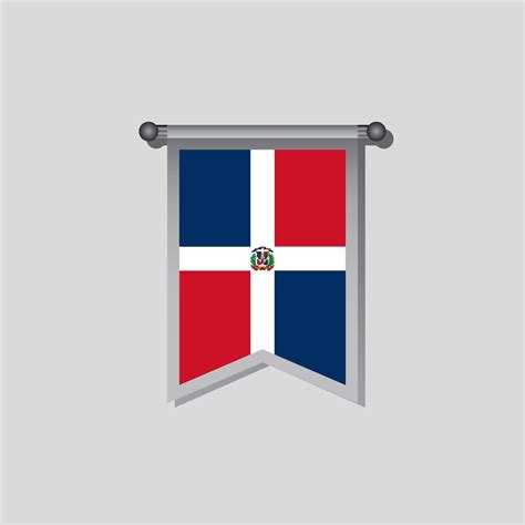 Illustration of Dominican Republic flag Template 13257972 Vector Art at