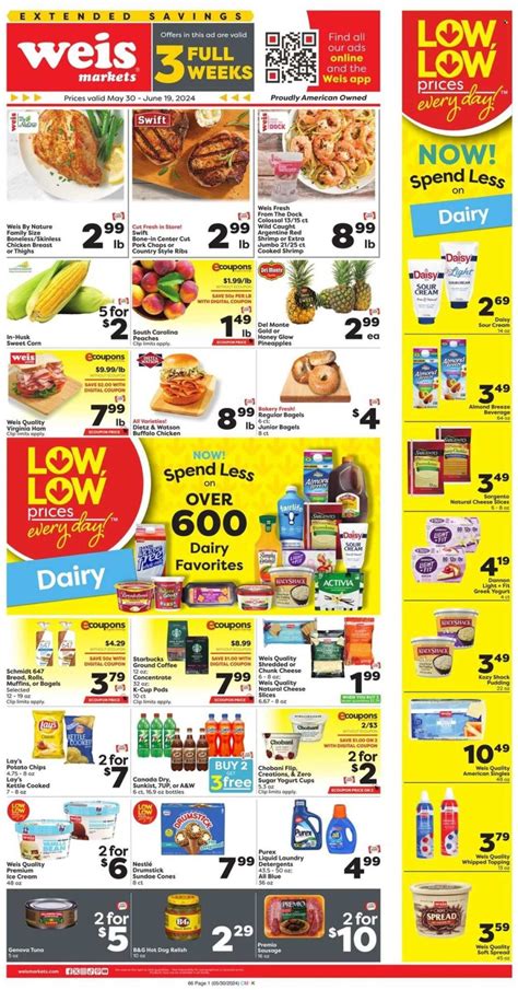 Weis Markets Circular May 30 June 19 2024