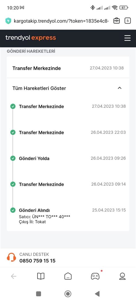 Trendyol Express G Nd R Nerede Oldu U Belli Olmayan Kargom Ikayetvar