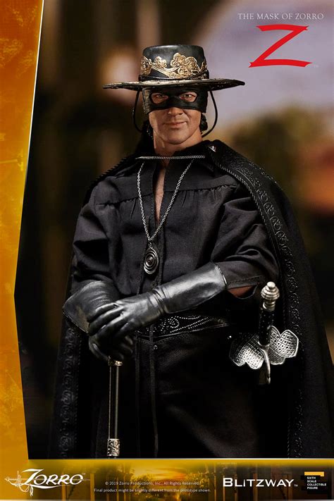 Blitzway Bw Ums 11101 The Mask Of Zorro 1998 Zorro 16th Scale