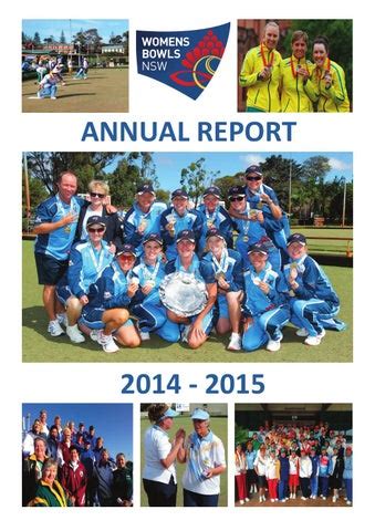 Wbnsw Annual Report By Women S Bowls Nsw Issuu