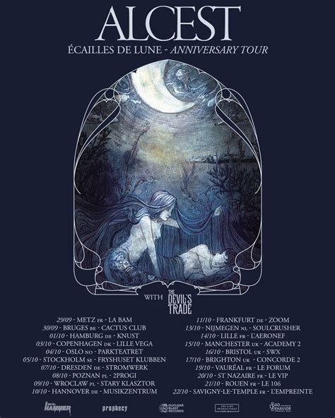 ALCEST ECAILLES DE LUNE EU UK TOUR The Link Prod