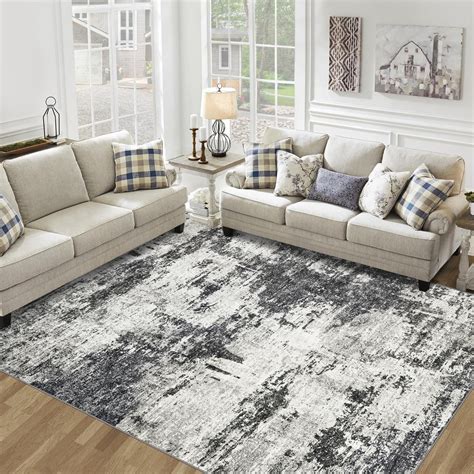 Amazon.com: Area Rug Living Room Rugs: 5x7 Washable Rug with Anti-Slip Backing Non-Shedding ...