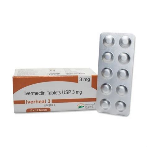 Iverheal 3 MG Tablet Packaging Type Strip At Rs 110 Strip Of 10