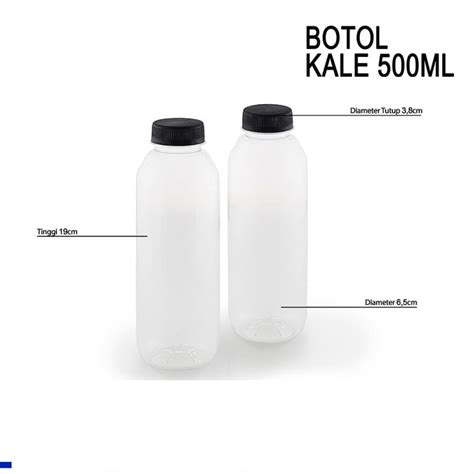 Jual Botol Kale 500 Ml Botol Plastik PET 500ml Botol Jus Kopi 500 Ml