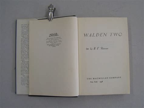 Walden Two SIGNED | B. F. Skinner | First printing