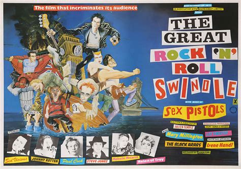 SEX PISTOLS Great Rock N Roll Swindle Movie Film Poster Print