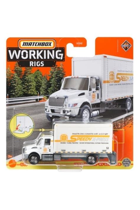 Matchbox Working Rigs International Mv Box Truck 116 White Atelier Yuwaciaojp