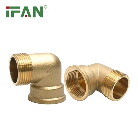 China Customized Brass Male Thread Elbow Suppliers Manufacturers