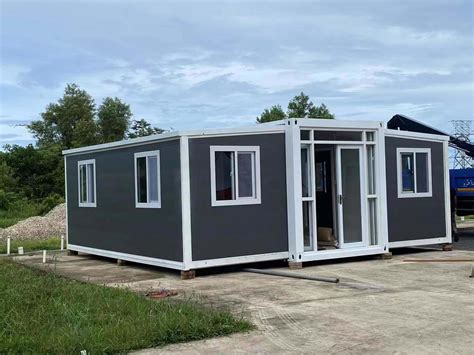 China Luxury 20 40FT 2 Bedroom Modular Steel Structure With Toilet