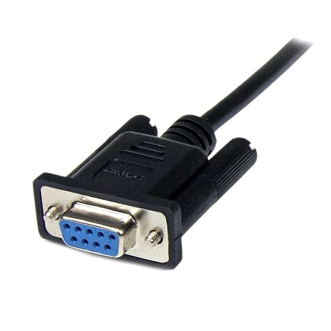 Startech Mxt Mbk M Black Straight Through Db Rs Serial Cable