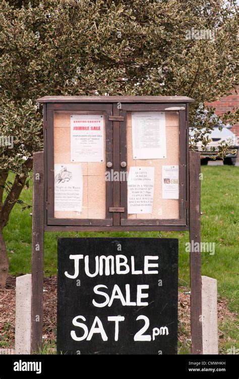 Jumble Sale Sign Stock Photos And Jumble Sale Sign Stock Images Alamy