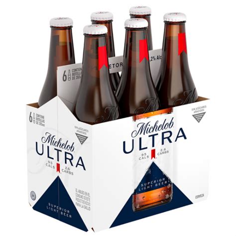 Cerveza Michelob Ultra Botella Six Pack Ml